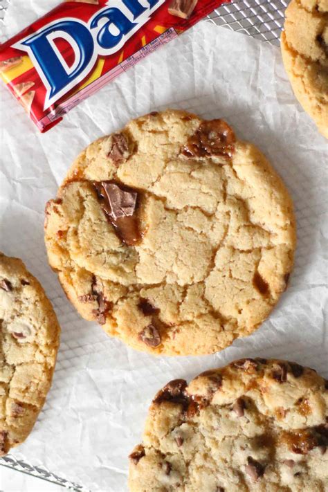 Daim American Cookies in 4er-Packung mit Toffee-Stückchen