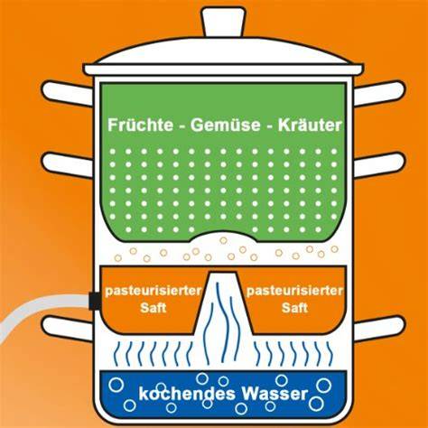 Dampfentsafter: Aufbau und Saftgewinnung aus Dirndln