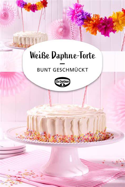 Daphne Torte mit Pompon-Topper