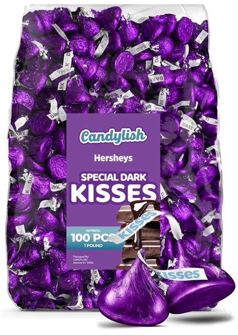 Dark Chocolate Kisses auf Backblech