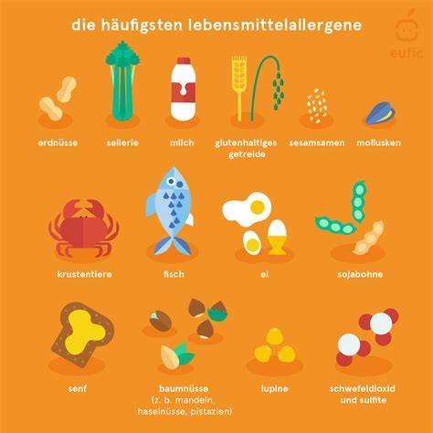 Darstellung der häufigsten Lebensmittelallergene
