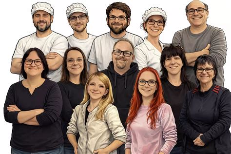 Das Team im Café Marmelad'Or bei der Arbeit