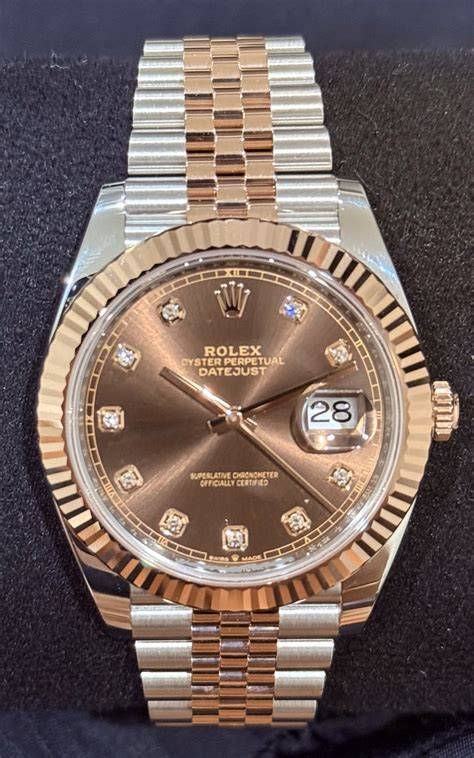 Datejust 41 Chocolate Dial am Handgelenk