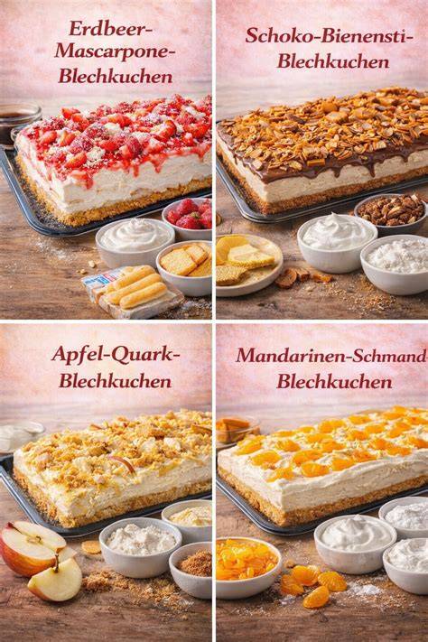 Deftige Blechkuchen für jede Gelegenheit
