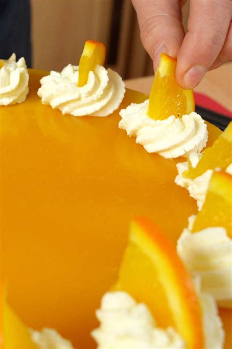 Deko Orangenscheiben auf Torte