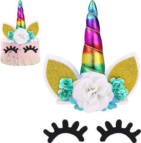 Dekoration: Horn, Ohren und Augen aus Fondant