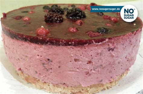 Dekoration Waldbeeren Sahne Torte