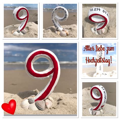 Dekorationsideen für Torten zum 9. Hochzeitstag; Sweet Table und Cake Topper Inspiration