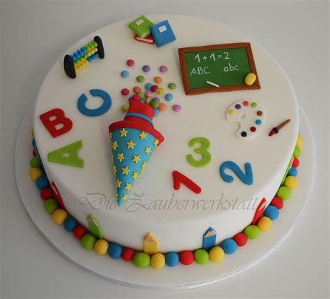 Dekorationstipps Einschulungstorte Schultüten, Farben & Streusel