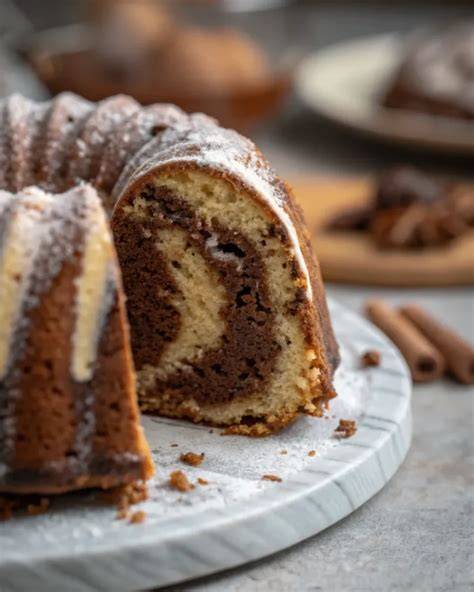 Dekorideen: Schokoladenröllchen, Späne, Marmorierung auf Kuchen