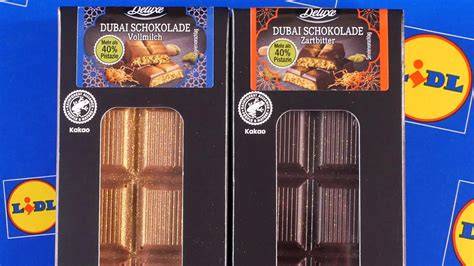 Deluxe Dubai-Schokolade im Lidl-Regal