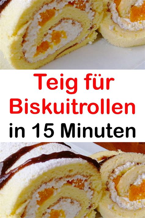 Dessert-Variation: Biskuitrollen aufgeschnitten und ansprechend dekoriert