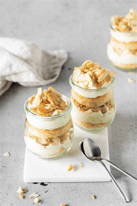 Desserts im Glas: Bienenstich, Apfelstrudel und Maulwurftorte