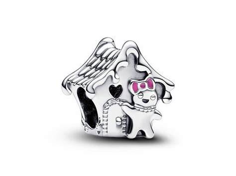 Detailansicht Lebkuchenhaus-Charm in Sterling-Silber