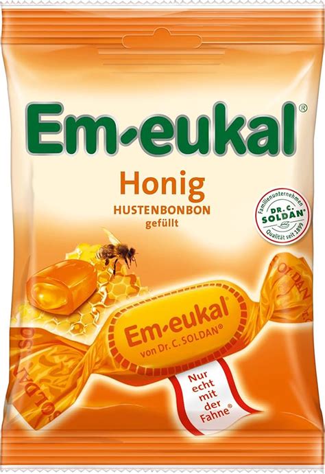 Detailaufnahme Honig gefüllte Bonbons