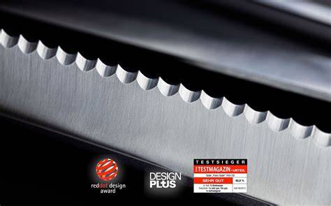 Detailaufnahme Klinge mit Donut-Finish