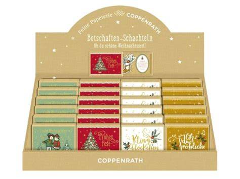 Detailverliebte Coppenrath Weihnachtskarten und Papeterie
