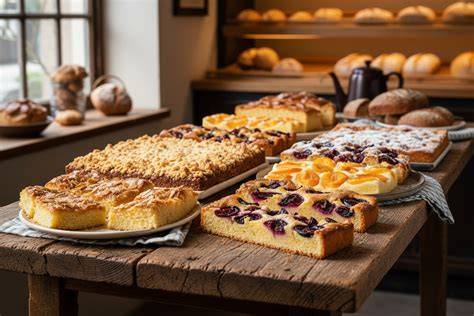 Deutsche Kuchenauswahl: Vom Blechkuchen bis zur Sahnetorte
