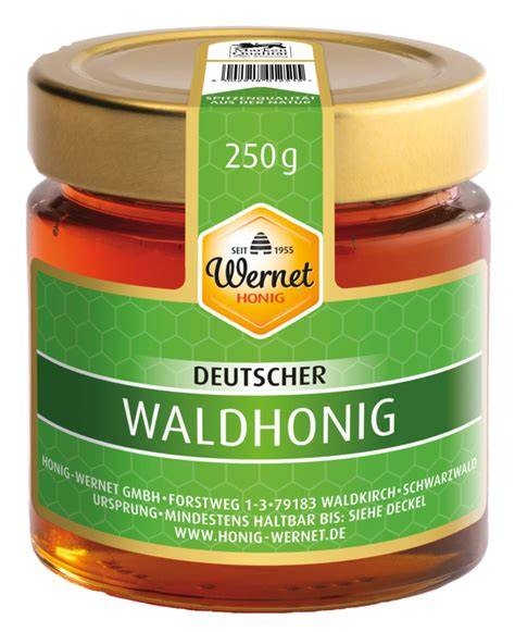Deutscher Waldhonig Wernet im 250g Glas
