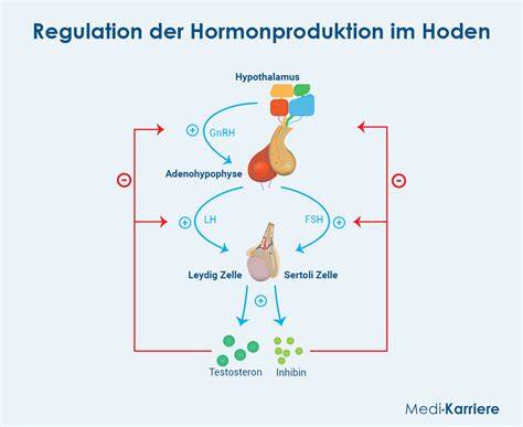Diagramm: Einfluss von Antioxidantien auf die Leydig-Zellen und Testosteronproduktion