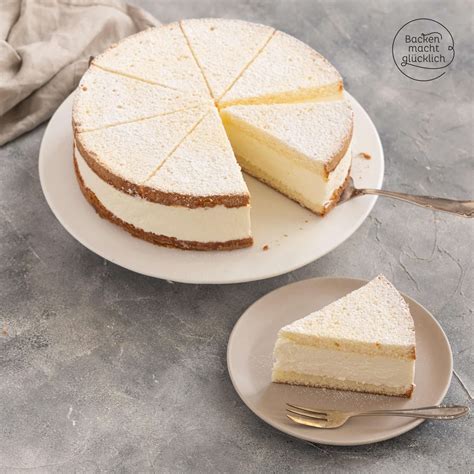 Diagramm: Schichtaufbau der Käse-Sahne-Torte