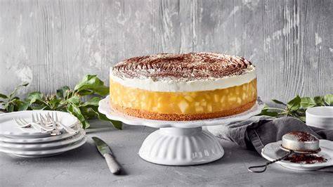 Diagramm: Zeitplan für die Zubereitung der Apfel Calvados Sahne Torte