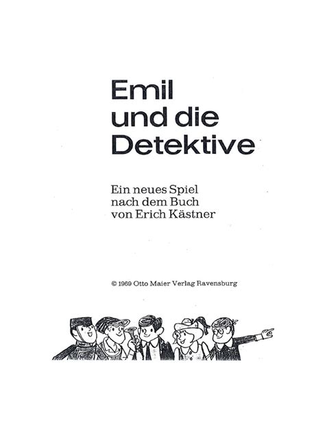 Die Detektive - Karikaturen ihrer literarischen Vorbilder