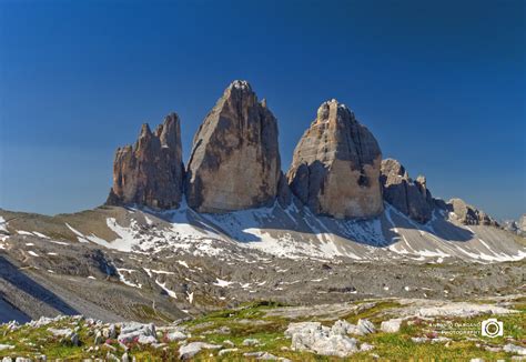Die Drei Zinnen im Dolomiten UNESCO-Weltkulturerbe