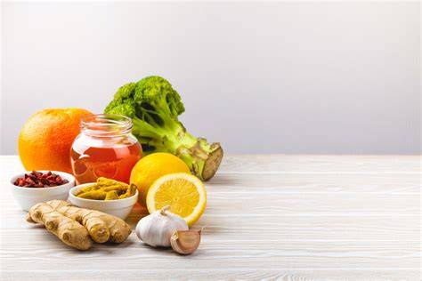 Die Rolle der Ernährung im Immunsystem bei Virusinfektionen (Schaubild)