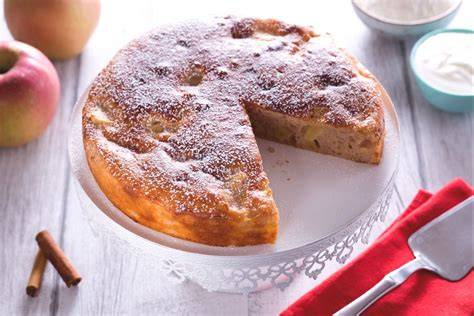 Die Teigmasse für den Apfel Joghurt Kuchen ohne Ei