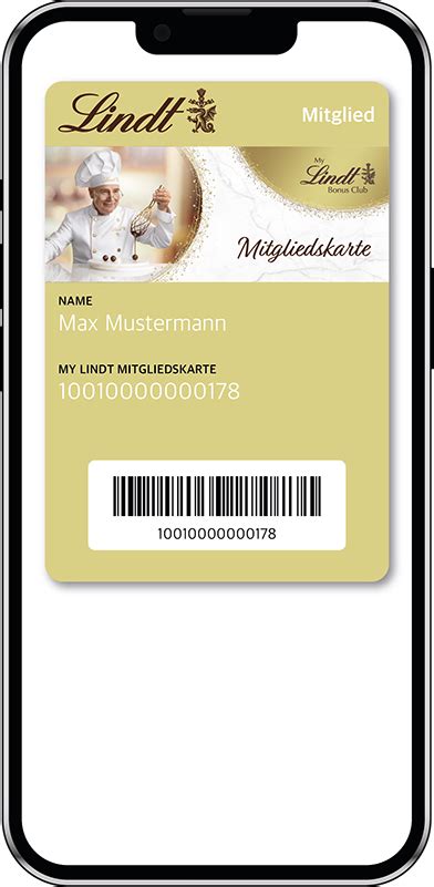 Digitale MyLindt Mitgliedskarte in Wallet