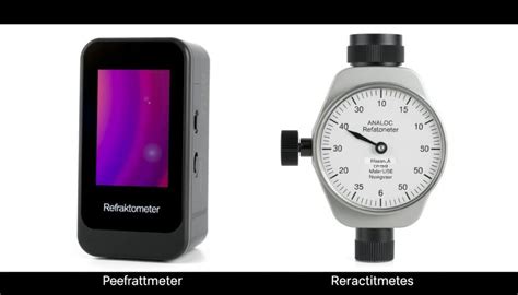 Digitale und analoge Refraktometer im Vergleich