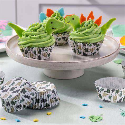 Dino Streusel-Mix auf Muffins
