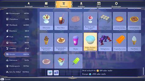 Disney Dreamlight Valley Zutaten und Kochstation
