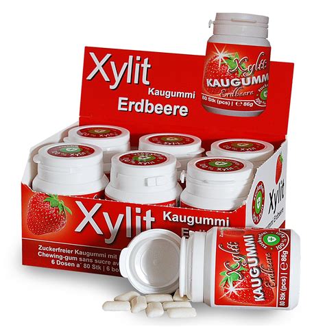 Diversität der Xylit-Produkte im Handel: Kaugummis, Zahnpasta, Süßwaren