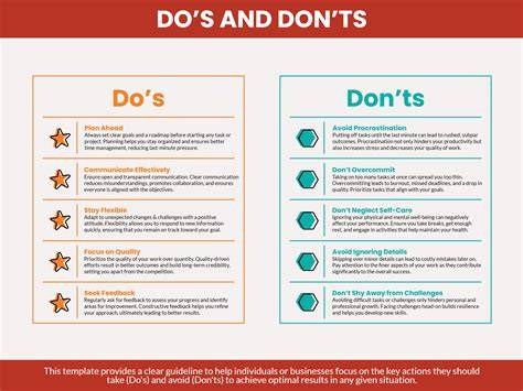 Do's and Don'ts beim Tasting