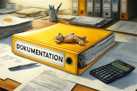 Dokumentation von Glasurtests: Probenkacheln, Notizen, App-Screenshot
