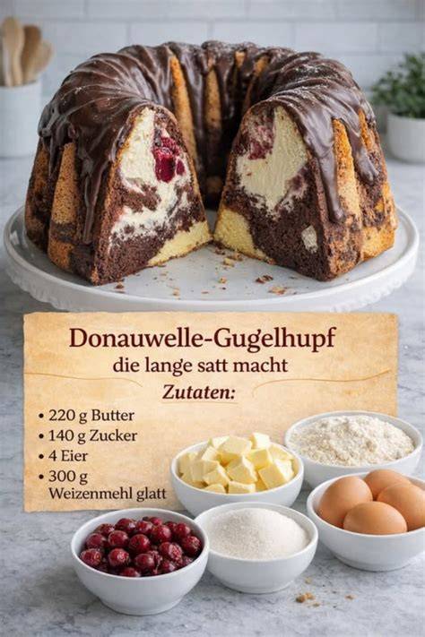 Donauwellen Gugelhupf Schnittmuster