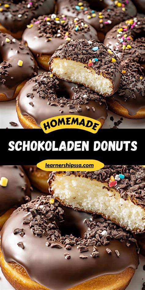 Donuts mit unterschiedlichen Schokoladenglasuren und Toppings
