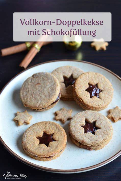 Doppelkekse mit Schoko-Füllung