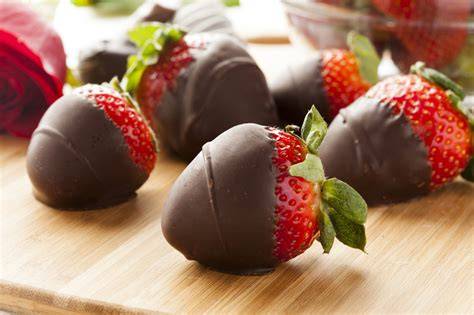 Doppelt schokolierte Erdbeeren von Patiswiss