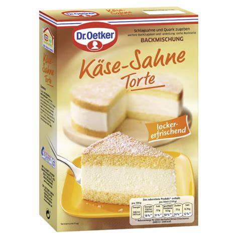 Dr. Oetker Backzutaten für perfekte Käsekuchen