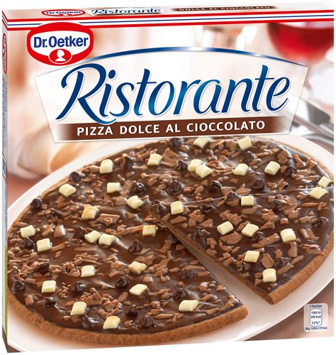 Dr. Oetker Pizza Dolce al Cioccolato - Zutaten und Schichten