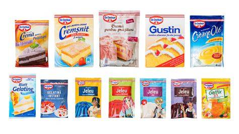 Dr. Oetker Produktserie Übersicht