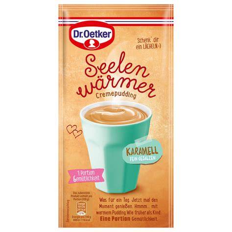 Dr. Oetker Seelenwärmer Produktbild, Portion in Tasse