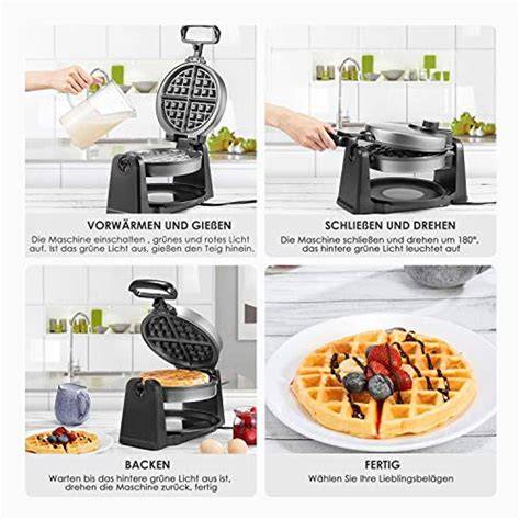 Drehbares belgisches Waffeleisen (Schematische Darstellung)
