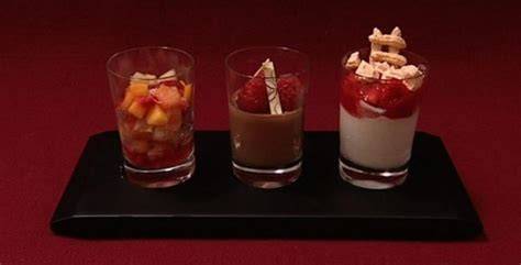 Dreierlei Dessertvariationen: klassisch, modern und saisonal