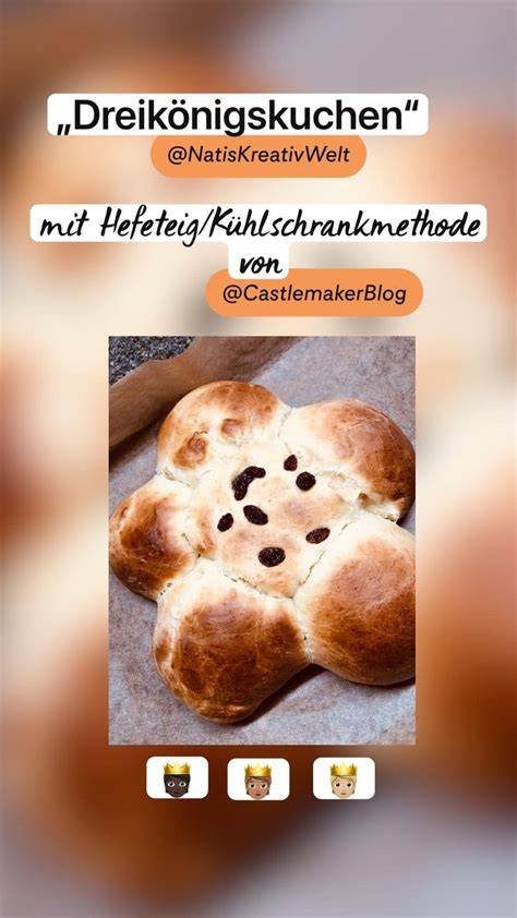 Dreikönigskuchen Teig in Rührschüssel