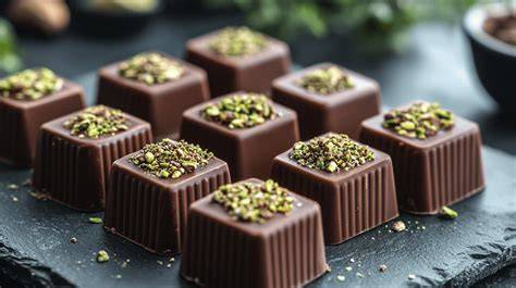 Dubai Chocolate Bites in Silikonform