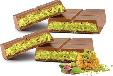 Dubai Pistachio Chocolates Nahaufnahme